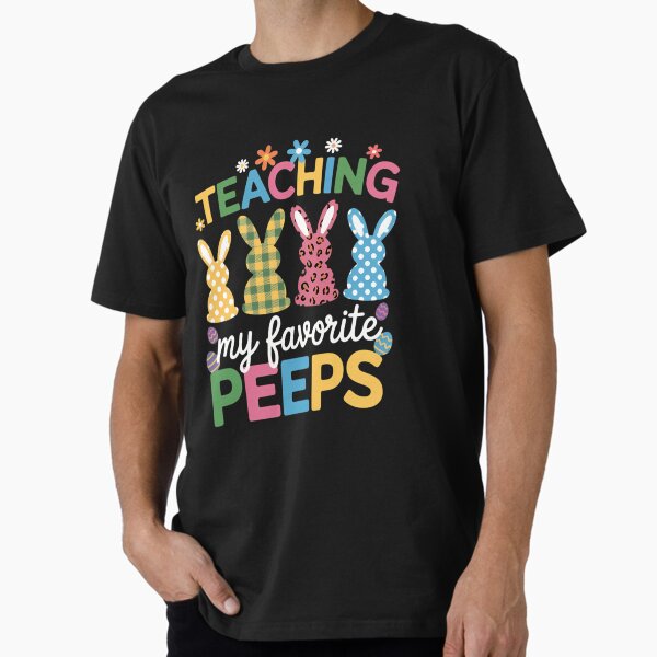 Easter Teacher Teaching My Favorite Peeps Premium T-Shirt