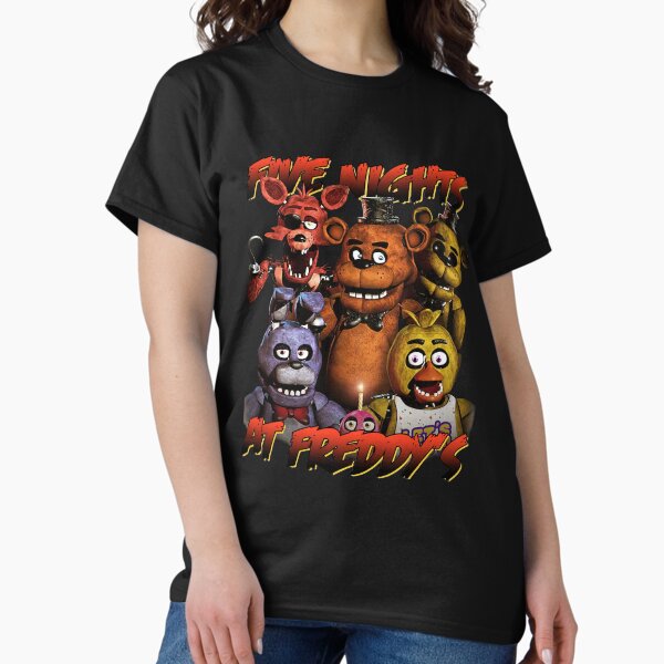 Five Nights At Freddy's Classic Horror Game T-Shirt
