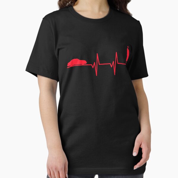 Slot Car Racing Heartbeat Pulse Gift For Slot Car Lovers T-Shirt