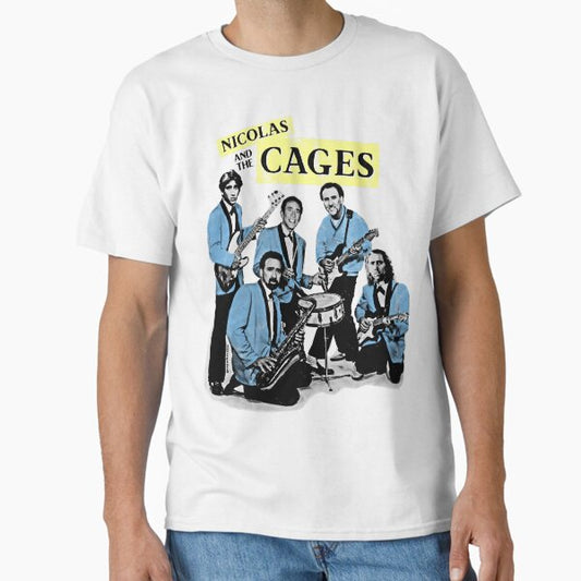 Nicolas and the Cages (Nic Cage Band Shirt) T-Shirt