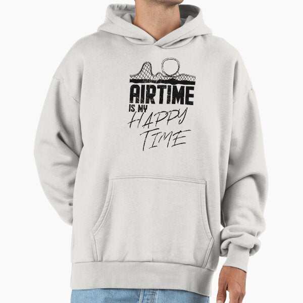 Airtime is my happy time I funny rollercoaster enthusiast design Hoodie