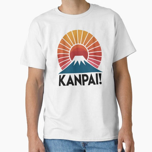 Kanpai! Rising Sun Mount Fuji T-Shirt