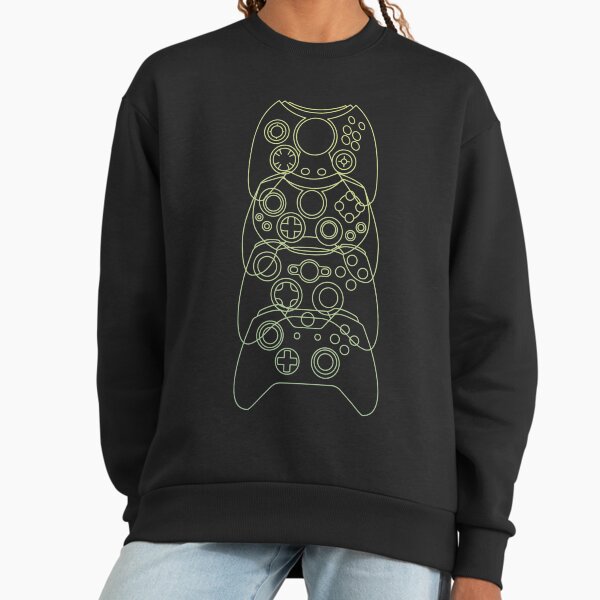 Xbox Controller Evolution (Green Lines) Sweatshirt