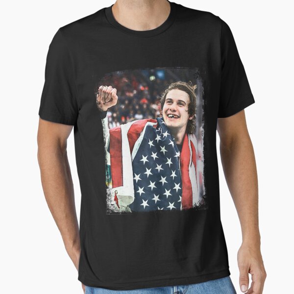 Jack Hughes Golden Goal USA Hockey T-Shirt