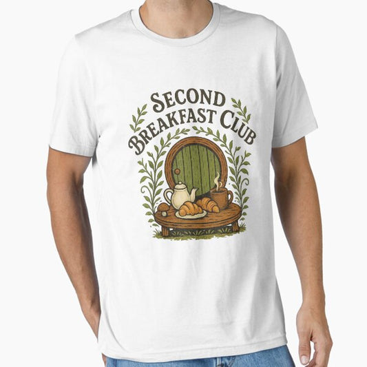 Second Breakfast Club Cottagecore Brunch Bakery Lovers T-Shirt
