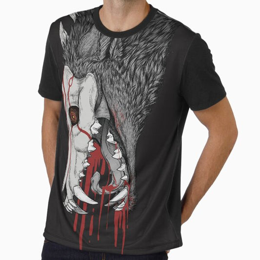 Fall- Black Graphic T-Shirt
