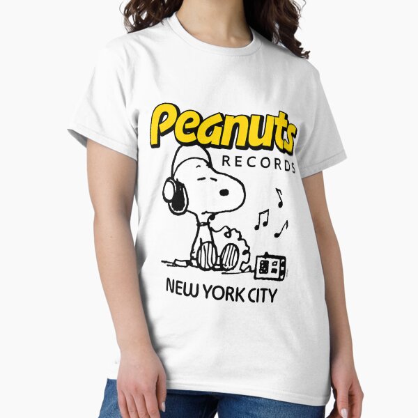 Peanuts Record Snoopy Headphones T-Shirt