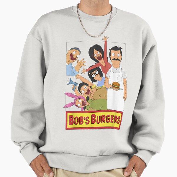 Bob's Burgers Family Shot & Teddy Logo Sweatshirt