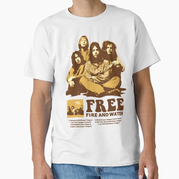 Free (the band) - Fire And Water T-Shirt