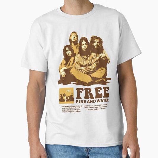 Free (the band) - Fire And Water T-Shirt