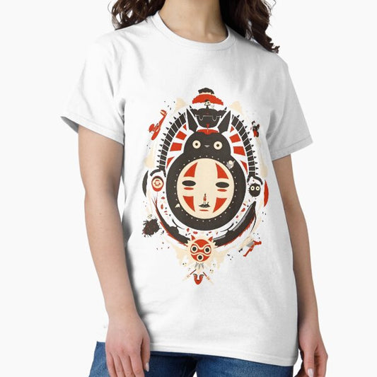 Kawaii & Cute art girl kiki's go -%[ghiblis]%- flying away dragon T-Shirt