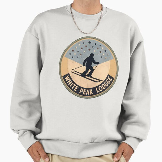 Vintage Ski Patrol Badge Graphic Sweatshirt