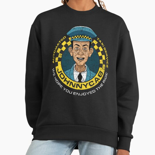Johnny Cab Creepy Smile – Total Recall Vintage Distressed Sweatshirt