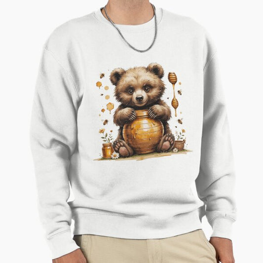 Cute Honey Bear Woodland Animal Sweatshirt