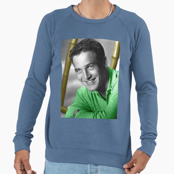 Paul Newman with green jersey Lightweight Sweatshirt