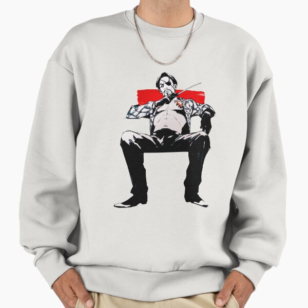 Goro Majima T SHIRT yakuza 0 1 2 3 4 5 kiwami dead souls sticker Sweatshirt