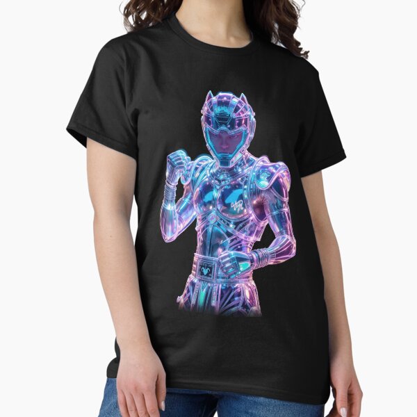 Retro Future Muay Thai Vaporwave Fighter T-Shirt