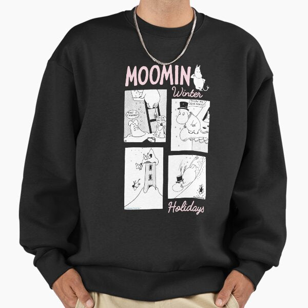 Moomins Snow Slide Moomin Winter Holidays Sweatshirt
