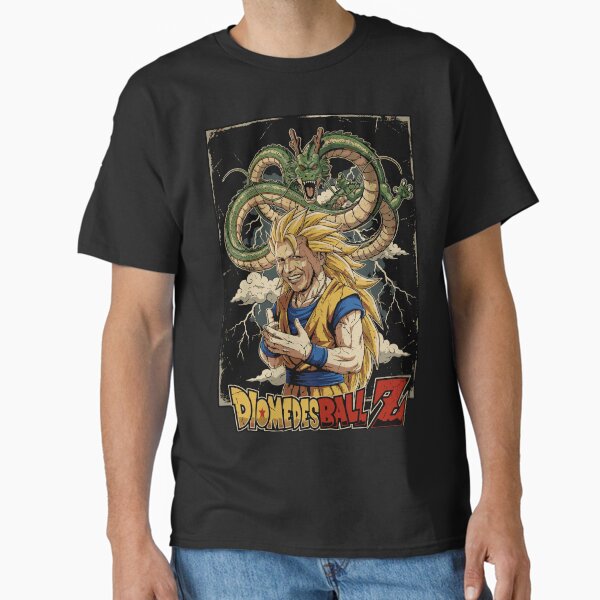 Golden warrior and ancient dragon T-Shirt