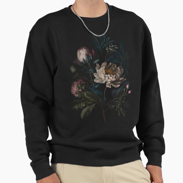 Dark Academia Peony Botanical Sweatshirt