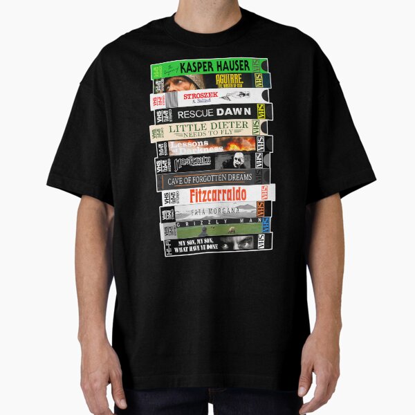 Werner Herzog VHS Movies Filmography Stack T-Shirt