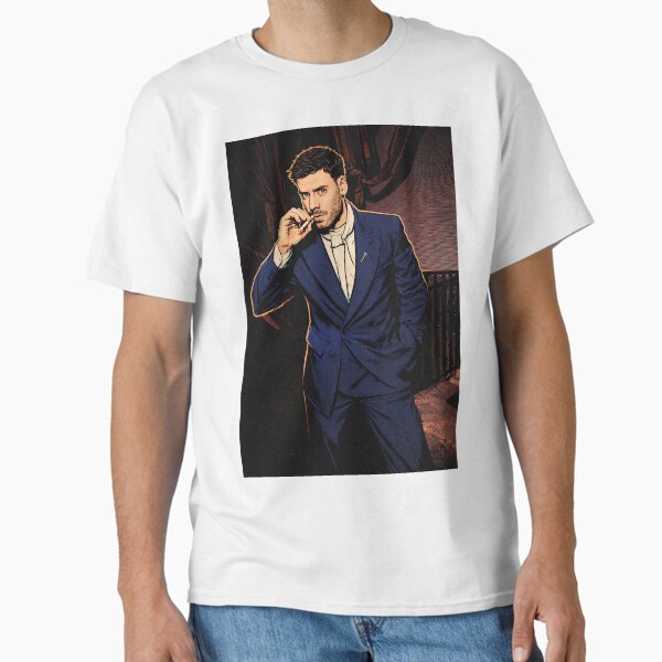 François Arnaud from Heated Rivalry takes a puff (fan art) T-Shirt
