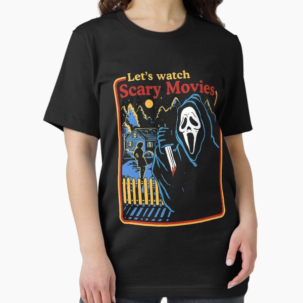 Lets Watch Scary Movies Scream Horror Active T-Shirt