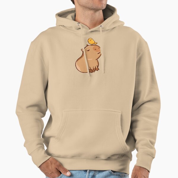 Capybara with bird Hoodie