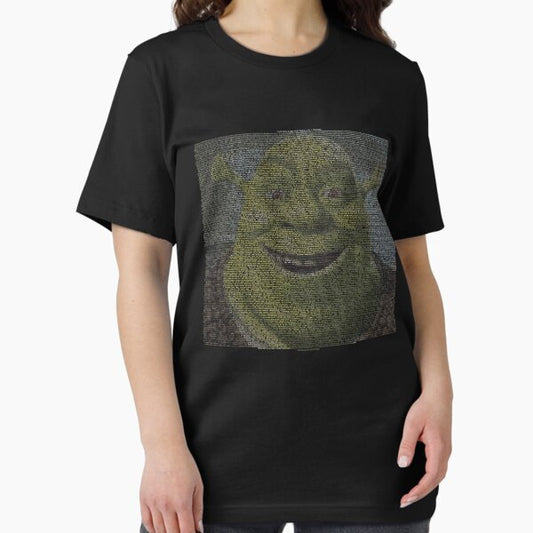 SHREK - Entire Script - With Shrek Face T-Shirt