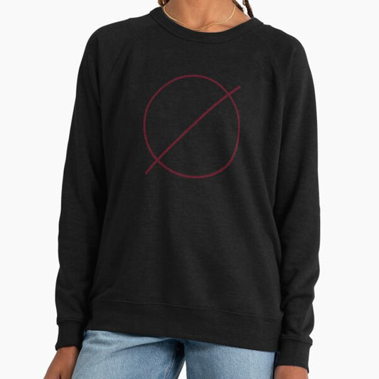 Milk outside a bag of milk Lightweight Sweatshirt