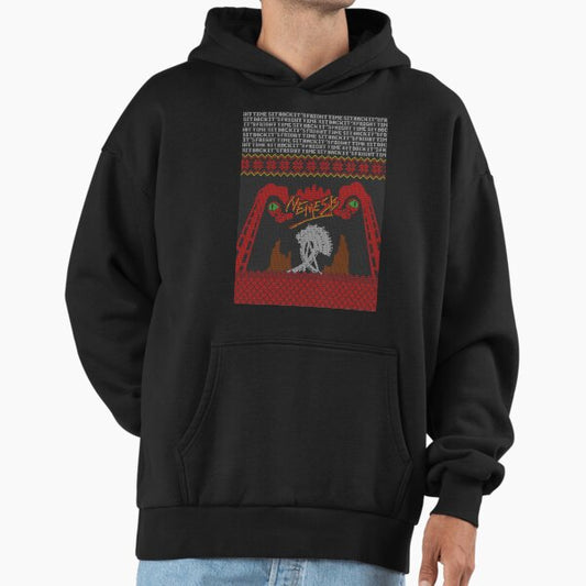 Nemesis rollercoaster christmas umper pattern Hoodie
