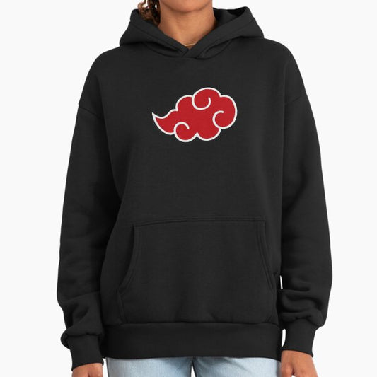 Red Cloud Akatsuki Logo - N.a.r.u.t.o Hoodie