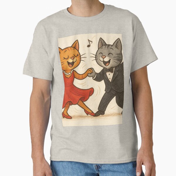 Swing dancing with cats T-Shirt
