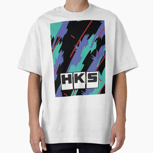 HKS Retro Pattern T-Shirt