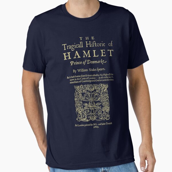 Shakespeare, Hamlet. Dark clothes version. T-Shirt