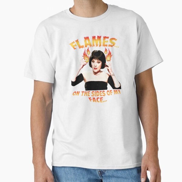 Clue Mrs White Flames T-Shirt