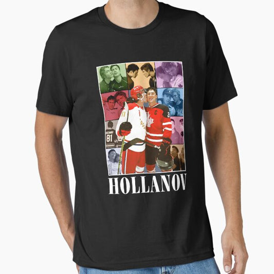 Heated Rivalry Characters - Hollanov, Sports Drama, Shane Hollander, Ilya Rozanov T-Shirt