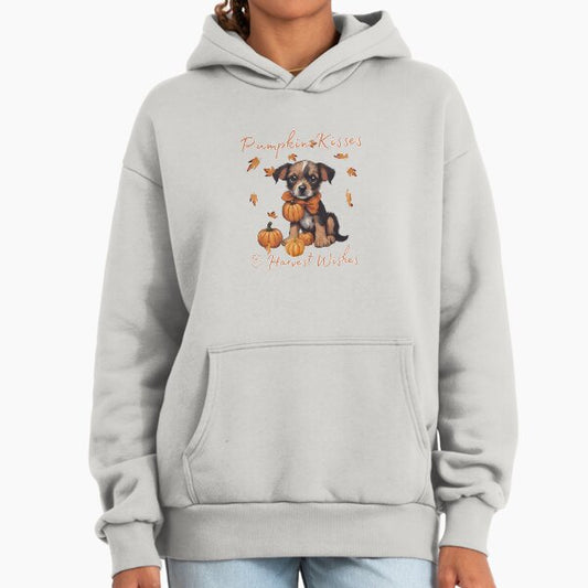 Pumpkin Kisses & Harvest Wishes Puppy Hoodie