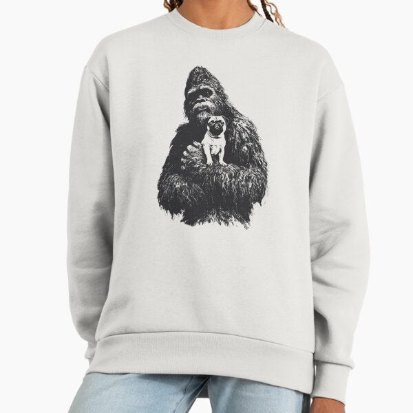 Bigfoot And Pug Sweatshirt