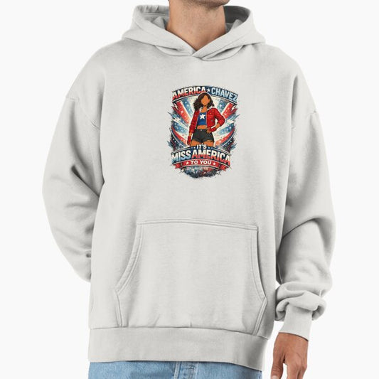 It’s Miss America to You – Powerful Afro-Latina Superhero Tee Hoodie