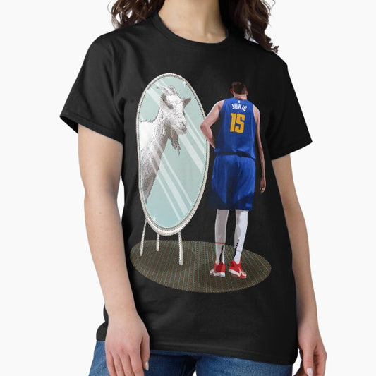Nikola jokic Mirror GOAT (1) T-Shirt