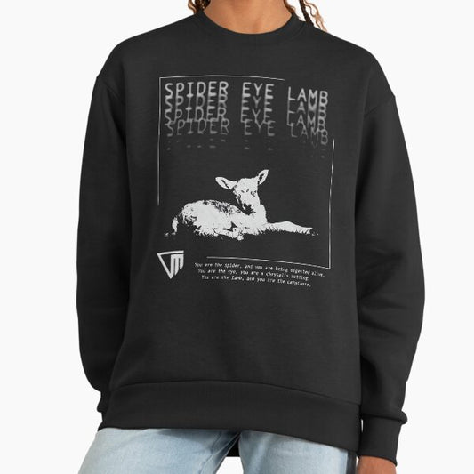 Spider Eye Lamb Horror Game T-Shirt – Outlast Trials Dark Quote Graphic Tee Sweatshirt