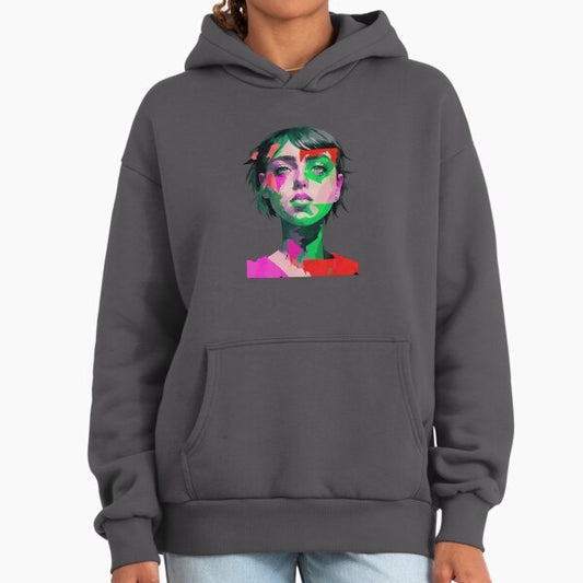 Abstract billie Hoodie