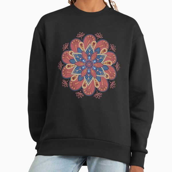 Relaxing Chakra and Mandala Scrubs Sweatshirt