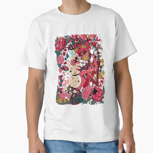 Charlie + Alastor 2023 Inspired Spring Collection Fanmerch WHITE ver T-Shirt