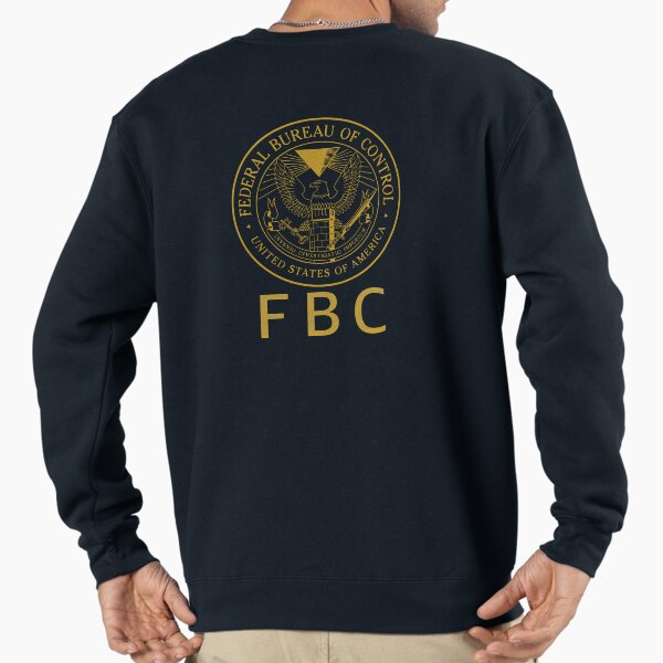 Federal Bureau of Control sigil (back) Sweatshirt