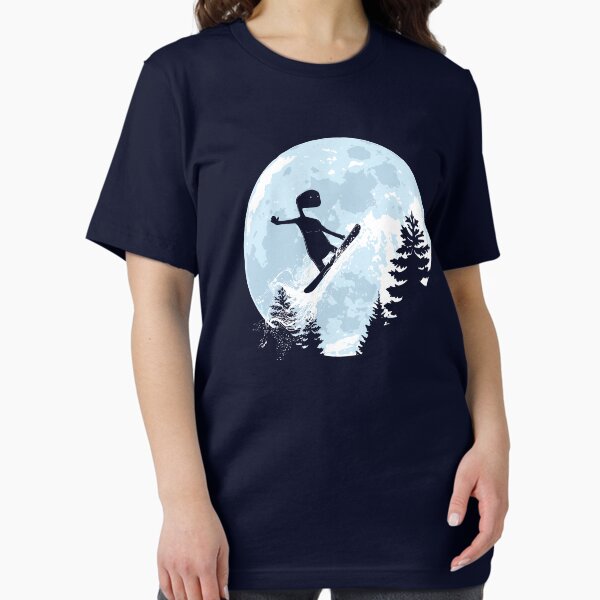 ET, E.T., moon, freeride, snowboard, E.T. the Extra-Terrestrial T-Shirt