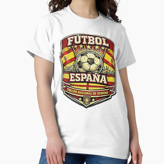 SOCCER FOOTBALL SPAIN VINTAGE T-Shirt