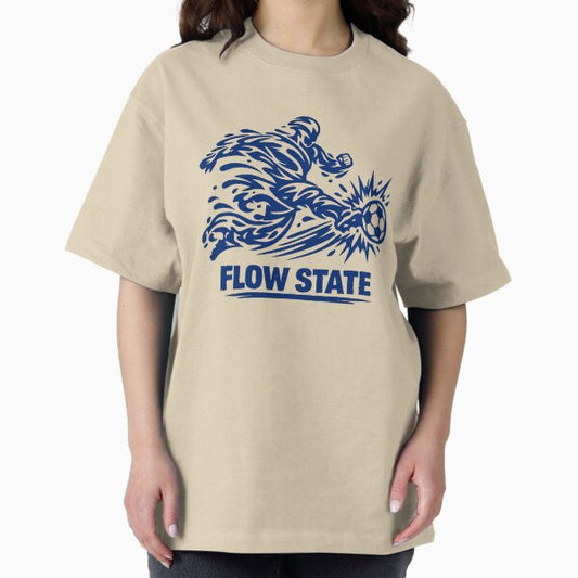 Flow State Soccer Player – Abstract Fluid Football Motion Graphic T-Shirt T-Shirt