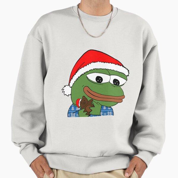Christmas teddy bear pepe Sweatshirt